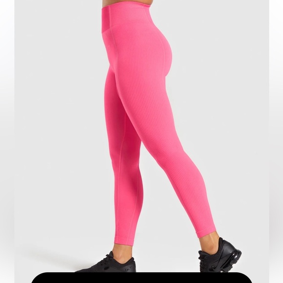 Gymshark Blue Women's ultra seamless high waisted Leggings - Picture 3 of 9